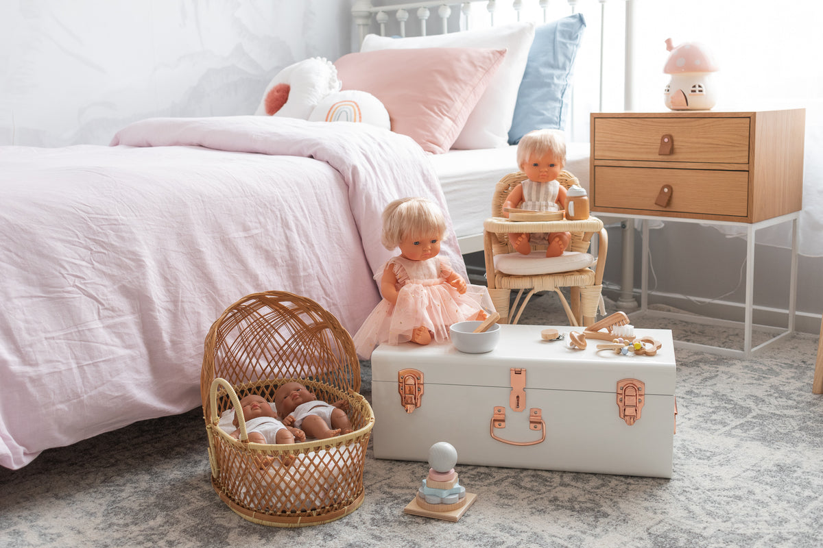Preparing for a New Baby with Miniland Dolls