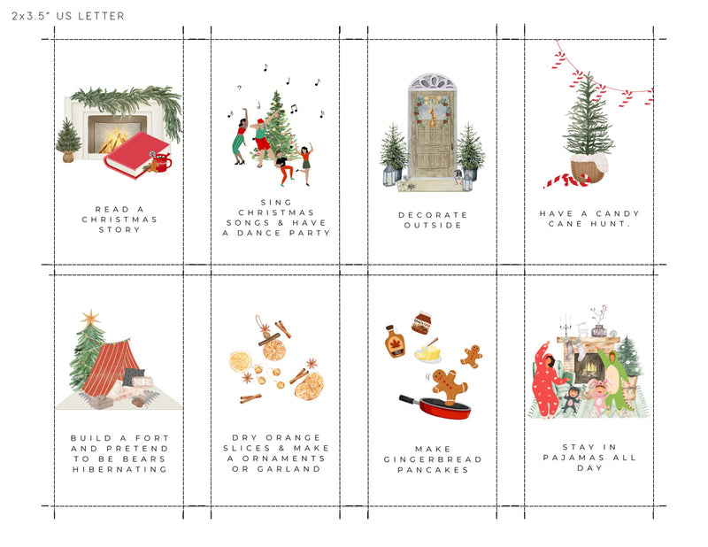 Advent Calendar Cards 24 Cards