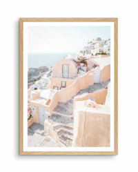 SANTORINI HOUSE IN PEACH